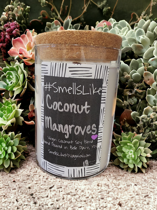 18oz. Coconut Soy Candle - Coconut Mangroves